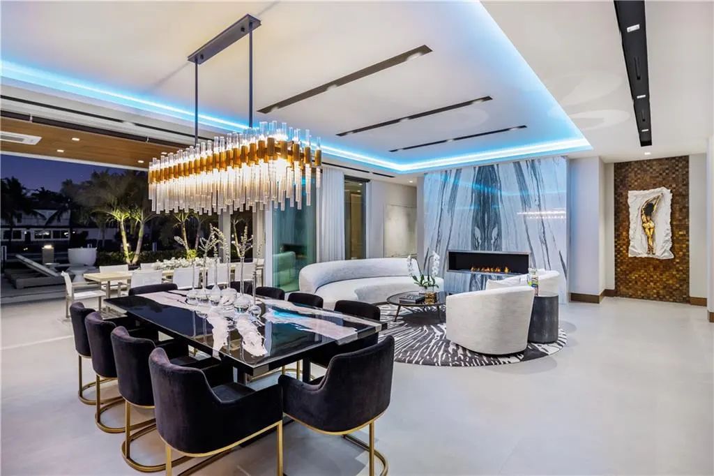The Home in Fort Lauderdale is a gated waterfront mansion in the prestigious Las Olas Isles with the finest finishes now available for sale. This home located at 650 Royal Plaza Dr, Fort Lauderdale, Florida