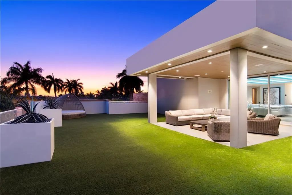 The Home in Fort Lauderdale is a gated waterfront mansion in the prestigious Las Olas Isles with the finest finishes now available for sale. This home located at 650 Royal Plaza Dr, Fort Lauderdale, Florida