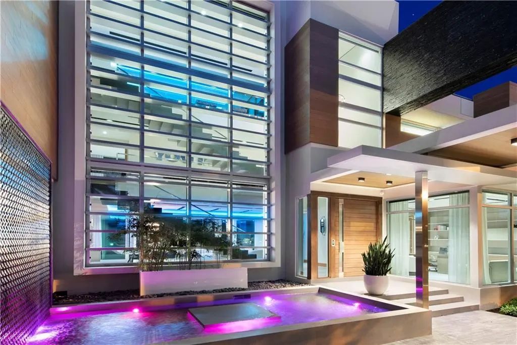 The Home in Fort Lauderdale is a gated waterfront mansion in the prestigious Las Olas Isles with the finest finishes now available for sale. This home located at 650 Royal Plaza Dr, Fort Lauderdale, Florida