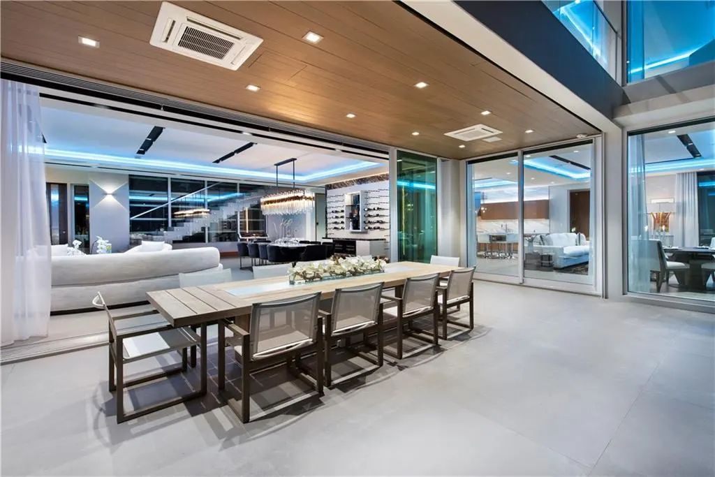 The Home in Fort Lauderdale is a gated waterfront mansion in the prestigious Las Olas Isles with the finest finishes now available for sale. This home located at 650 Royal Plaza Dr, Fort Lauderdale, Florida