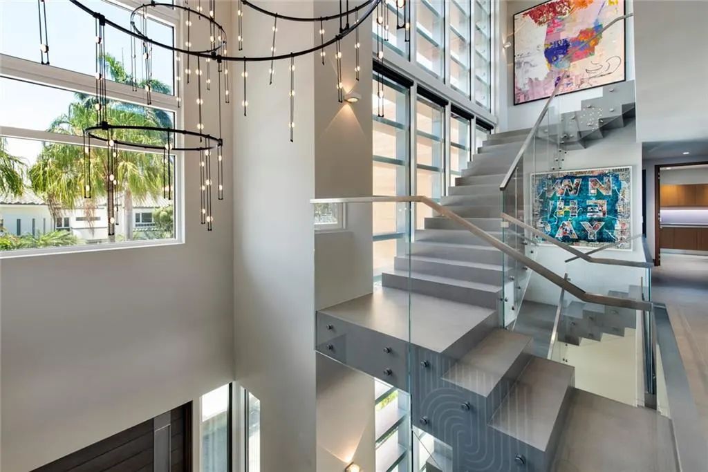The Home in Fort Lauderdale is a gated waterfront mansion in the prestigious Las Olas Isles with the finest finishes now available for sale. This home located at 650 Royal Plaza Dr, Fort Lauderdale, Florida