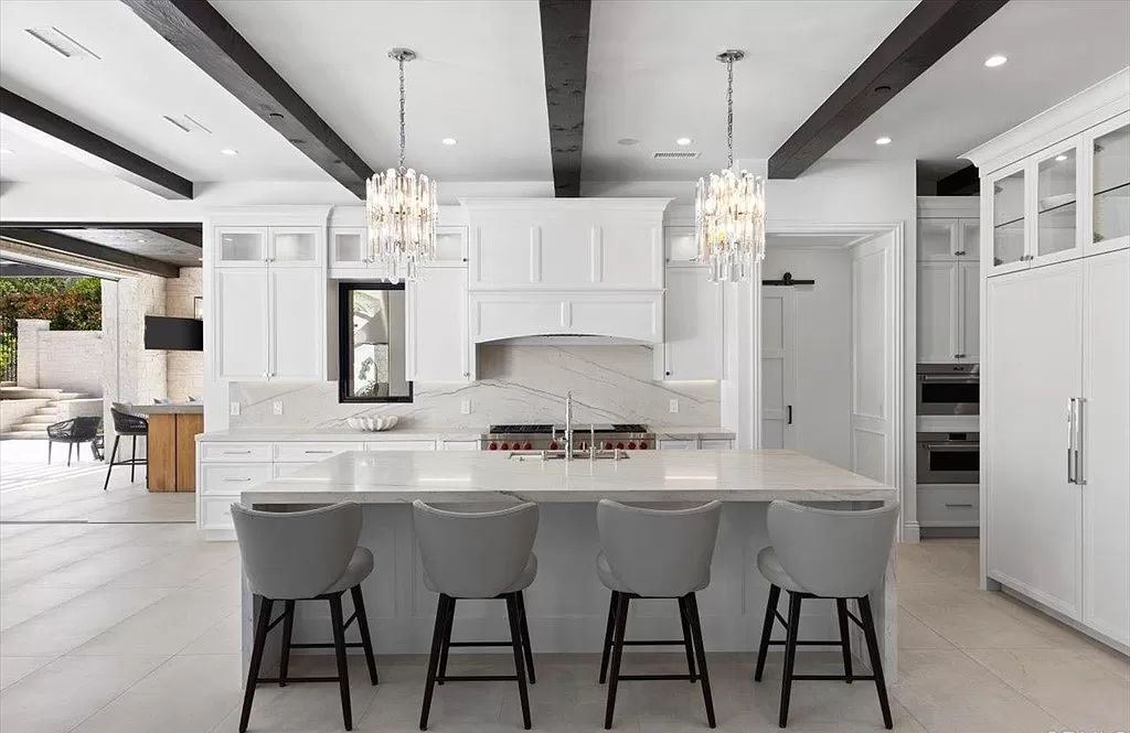 The Home in Rancho Santa Fe is a newly built estate with exquisite bespoke designer finishes and spectacular outdoor spaces now available for sale. This home located at 6395 Clubhouse Dr, Rancho Santa Fe, California