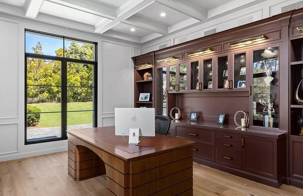 The Home in Rancho Santa Fe is a newly built estate with exquisite bespoke designer finishes and spectacular outdoor spaces now available for sale. This home located at 6395 Clubhouse Dr, Rancho Santa Fe, California