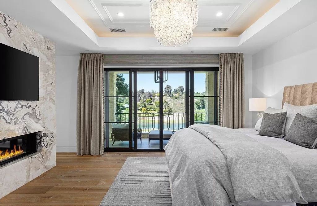 The Home in Rancho Santa Fe is a newly built estate with exquisite bespoke designer finishes and spectacular outdoor spaces now available for sale. This home located at 6395 Clubhouse Dr, Rancho Santa Fe, California