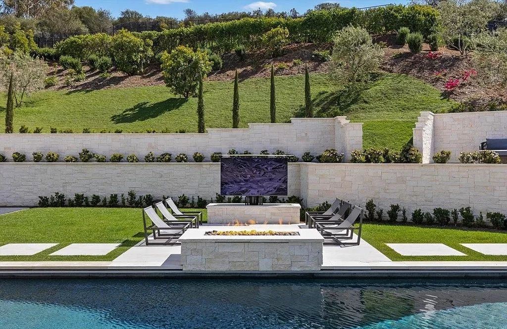 The Home in Rancho Santa Fe is a newly built estate with exquisite bespoke designer finishes and spectacular outdoor spaces now available for sale. This home located at 6395 Clubhouse Dr, Rancho Santa Fe, California