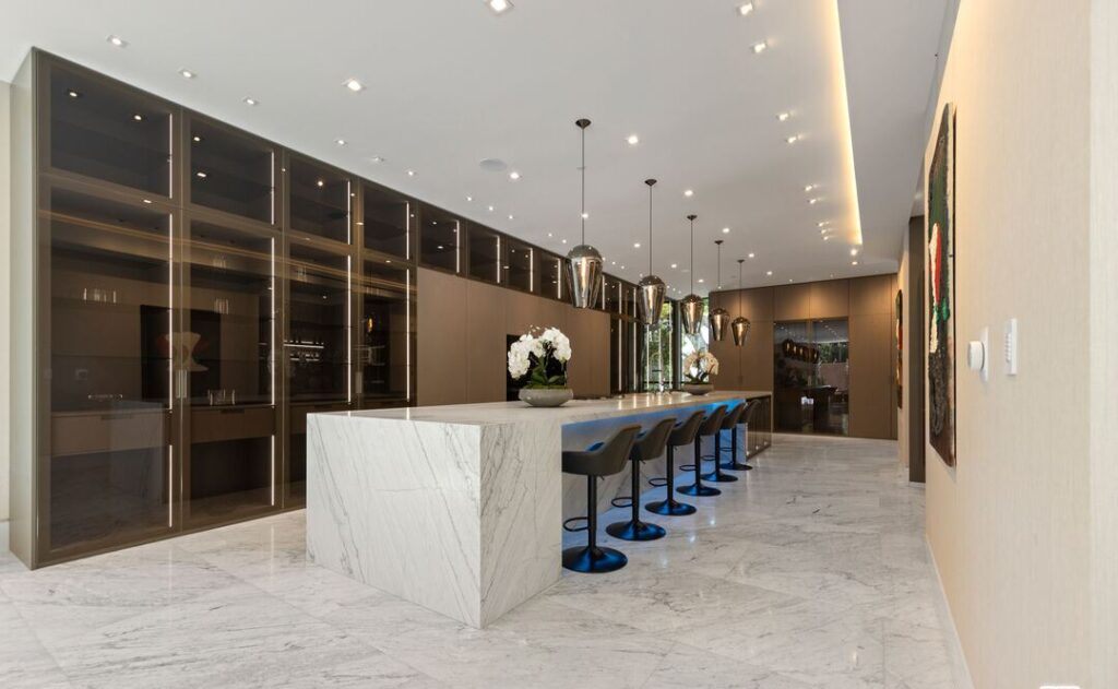 The Home in Los Angeles is an architectural triumph situated in a prestigious lower Bel Air location was built using the finest materials and utmost attention to detail now available for sale. This home located at 120 N Glenroy Ave, Los Angeles, California
