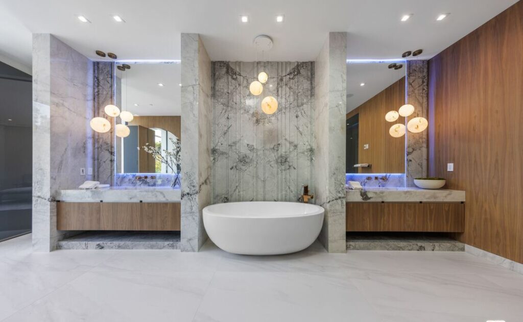 The Home in Los Angeles is an architectural triumph situated in a prestigious lower Bel Air location was built using the finest materials and utmost attention to detail now available for sale. This home located at 120 N Glenroy Ave, Los Angeles, California
