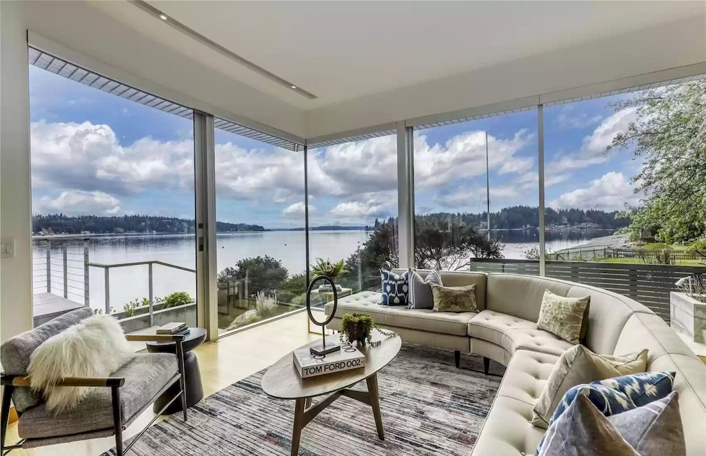 The Estate in Washington is a luxurious home newly refinished with bamboo floors and a combination of metal and green roofs now available for sale. This home located at 4000 Point White Drive NE, Bainbridge Island, Washington; offering 02 bedrooms and 03 bathrooms with 3,396 square feet of living spaces.