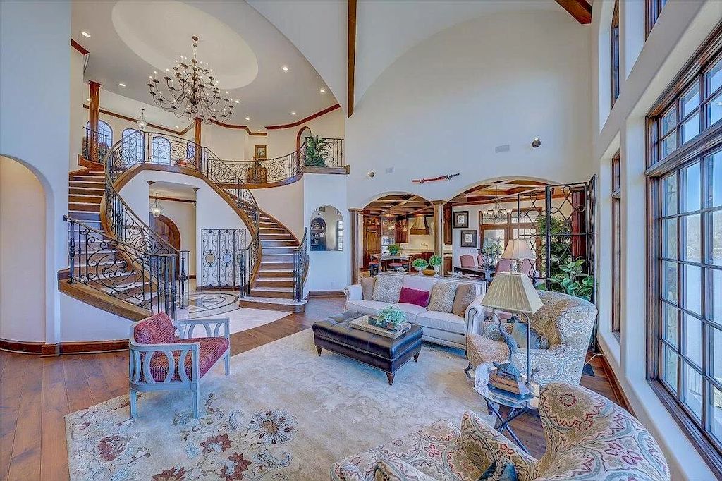 The Estate in Virginia is a luxurious home designed for impressive panoramic lake and mountains views from every corner now available for sale. This home located at 331 Blue Heron Dr, Wirtz, Virginia; offering 05 bedrooms and 05 bathrooms with 7,000 square feet of living spaces.
