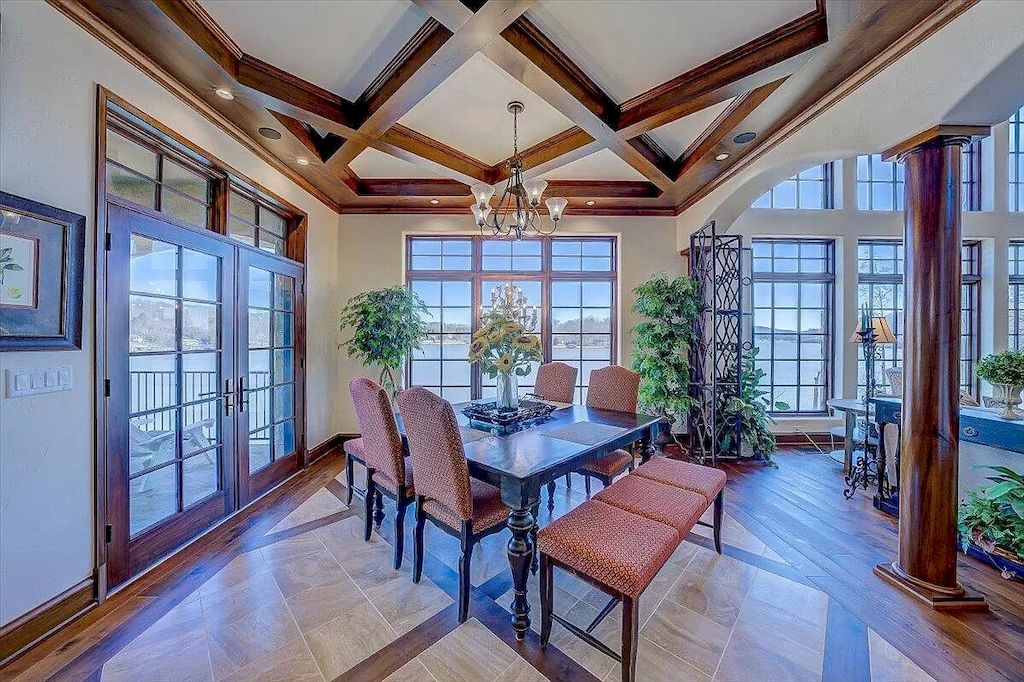 The Estate in Virginia is a luxurious home designed for impressive panoramic lake and mountains views from every corner now available for sale. This home located at 331 Blue Heron Dr, Wirtz, Virginia; offering 05 bedrooms and 05 bathrooms with 7,000 square feet of living spaces.