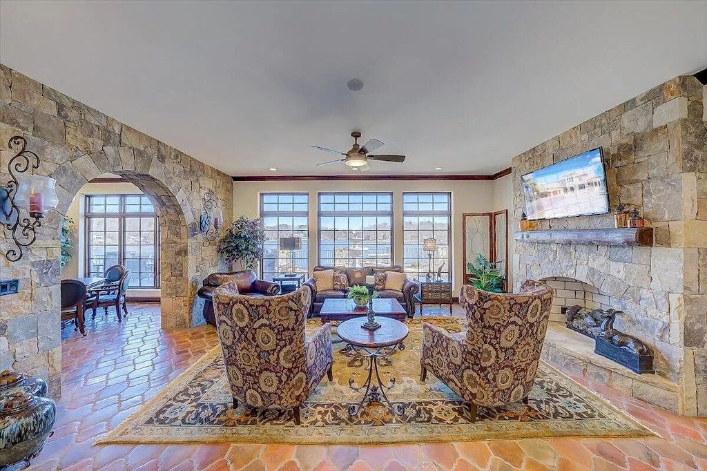 The Estate in Virginia is a luxurious home designed for impressive panoramic lake and mountains views from every corner now available for sale. This home located at 331 Blue Heron Dr, Wirtz, Virginia; offering 05 bedrooms and 05 bathrooms with 7,000 square feet of living spaces.