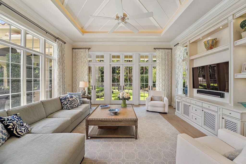 The Home in Palm Beach Gardens is a signature custom estate with amazing views and outdoor entertainment areas now available for sale. This house located at 11770 Calleta Ct, Palm Beach Gardens, Florida