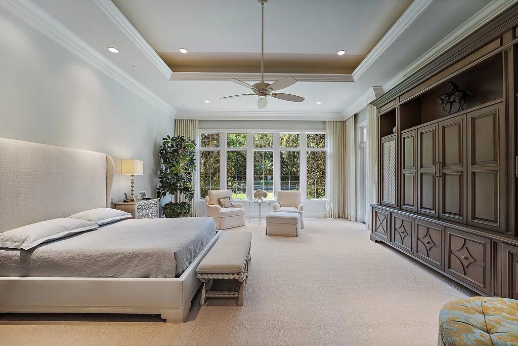 The Home in Palm Beach Gardens is a signature custom estate with amazing views and outdoor entertainment areas now available for sale. This house located at 11770 Calleta Ct, Palm Beach Gardens, Florida