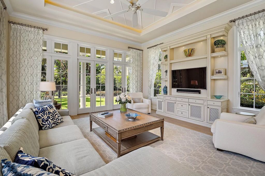 The Home in Palm Beach Gardens is a signature custom estate with amazing views and outdoor entertainment areas now available for sale. This house located at 11770 Calleta Ct, Palm Beach Gardens, Florida