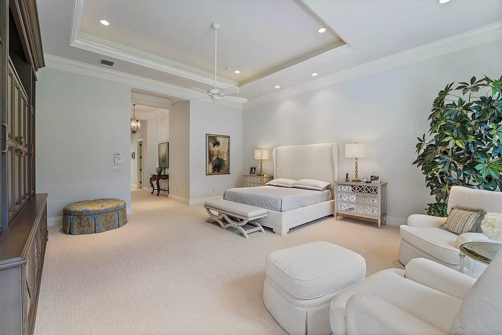 The Home in Palm Beach Gardens is a signature custom estate with amazing views and outdoor entertainment areas now available for sale. This house located at 11770 Calleta Ct, Palm Beach Gardens, Florida