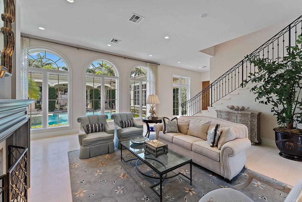 The Home in Palm Beach Gardens is a signature custom estate with amazing views and outdoor entertainment areas now available for sale. This house located at 11770 Calleta Ct, Palm Beach Gardens, Florida