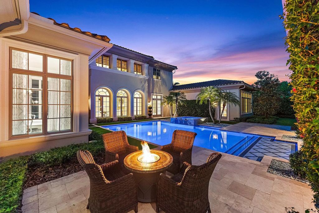 The Home in Palm Beach Gardens is a signature custom estate with amazing views and outdoor entertainment areas now available for sale. This house located at 11770 Calleta Ct, Palm Beach Gardens, Florida