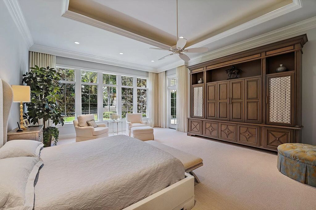 The Home in Palm Beach Gardens is a signature custom estate with amazing views and outdoor entertainment areas now available for sale. This house located at 11770 Calleta Ct, Palm Beach Gardens, Florida
