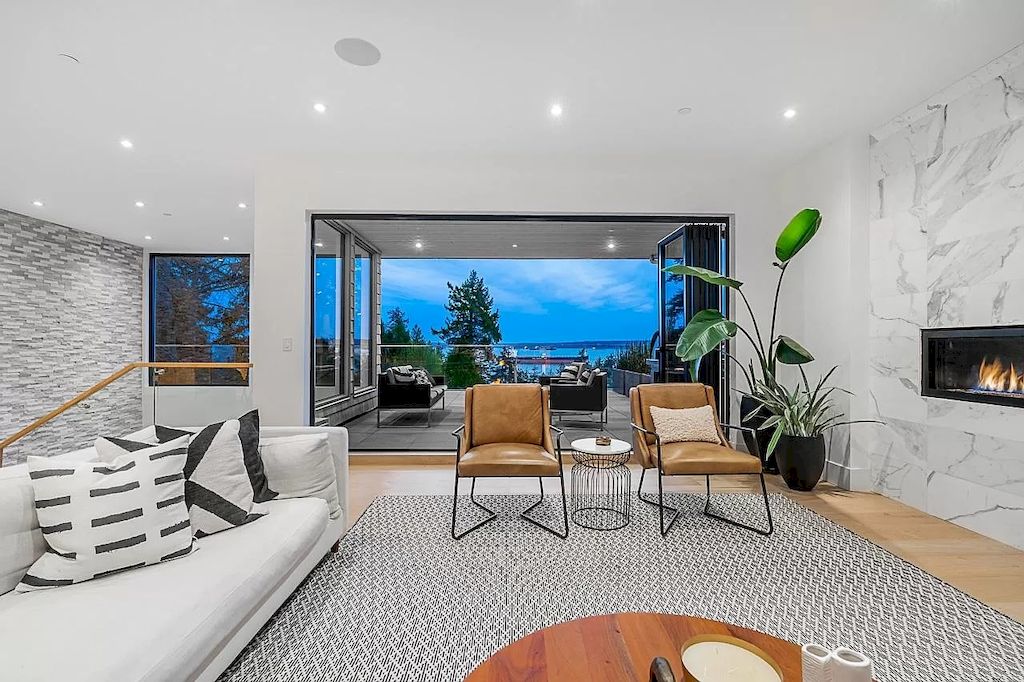 The House in West Vancouver is brilliantly designed ocean view residence was created by renowned designer Karla Dreyer, now available for sale. This home located at 4701 Piccadilly S, West Vancouver, BC V7W 1J8, Canada