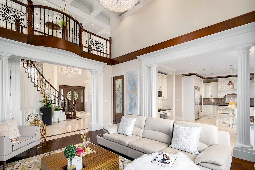 The House in Richmond has spacious living spaces and top line of workmanship and materials, now available for sale. This home located at 7980 Goldstream Pl, Richmond, BC V7A 1L7, Canada