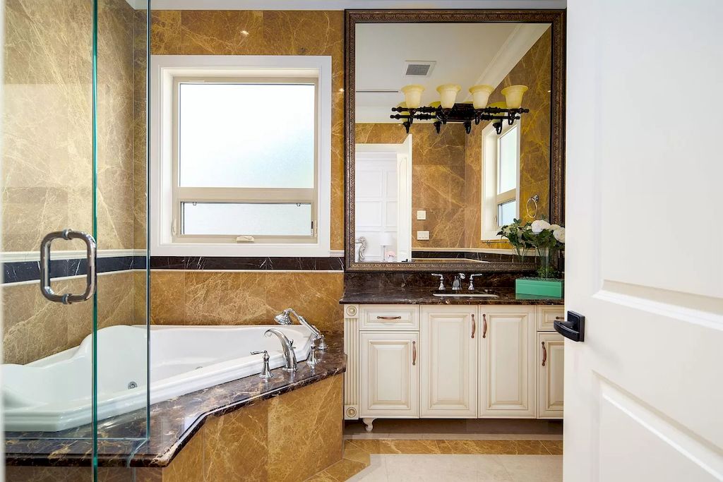 The House in Richmond has spacious living spaces and top line of workmanship and materials, now available for sale. This home located at 7980 Goldstream Pl, Richmond, BC V7A 1L7, Canada
