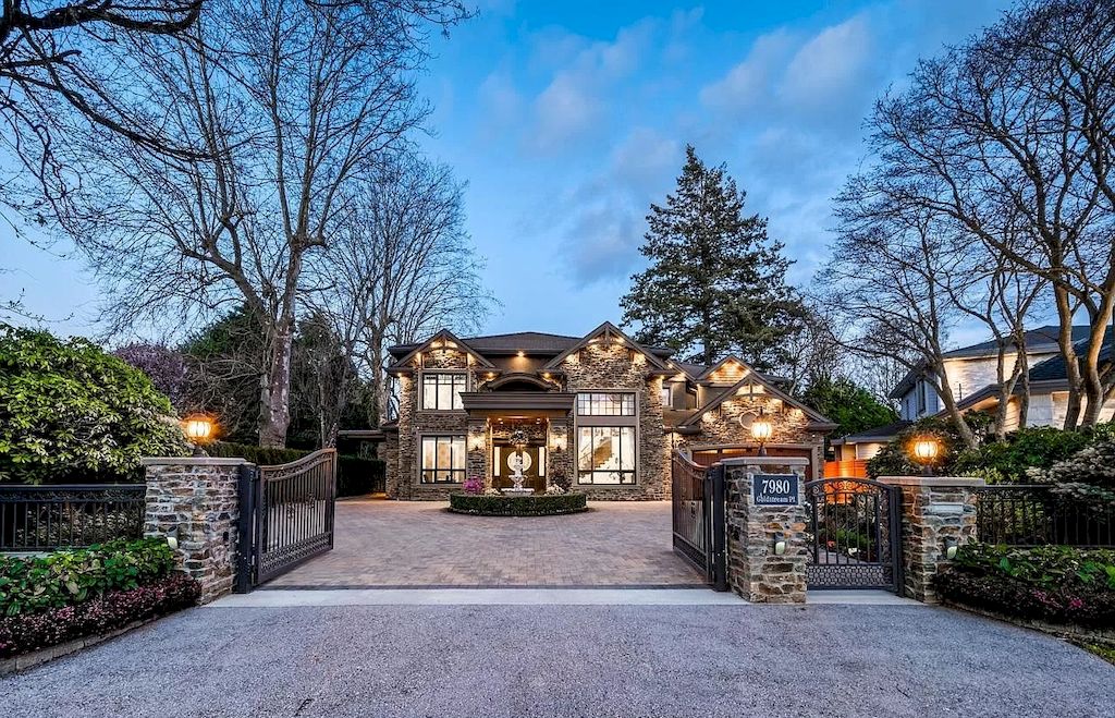 The House in Richmond has spacious living spaces and top line of workmanship and materials, now available for sale. This home located at 7980 Goldstream Pl, Richmond, BC V7A 1L7, Canada