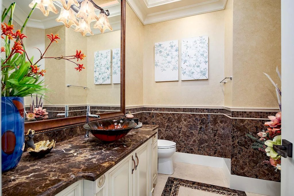 The House in Richmond has spacious living spaces and top line of workmanship and materials, now available for sale. This home located at 7980 Goldstream Pl, Richmond, BC V7A 1L7, Canada