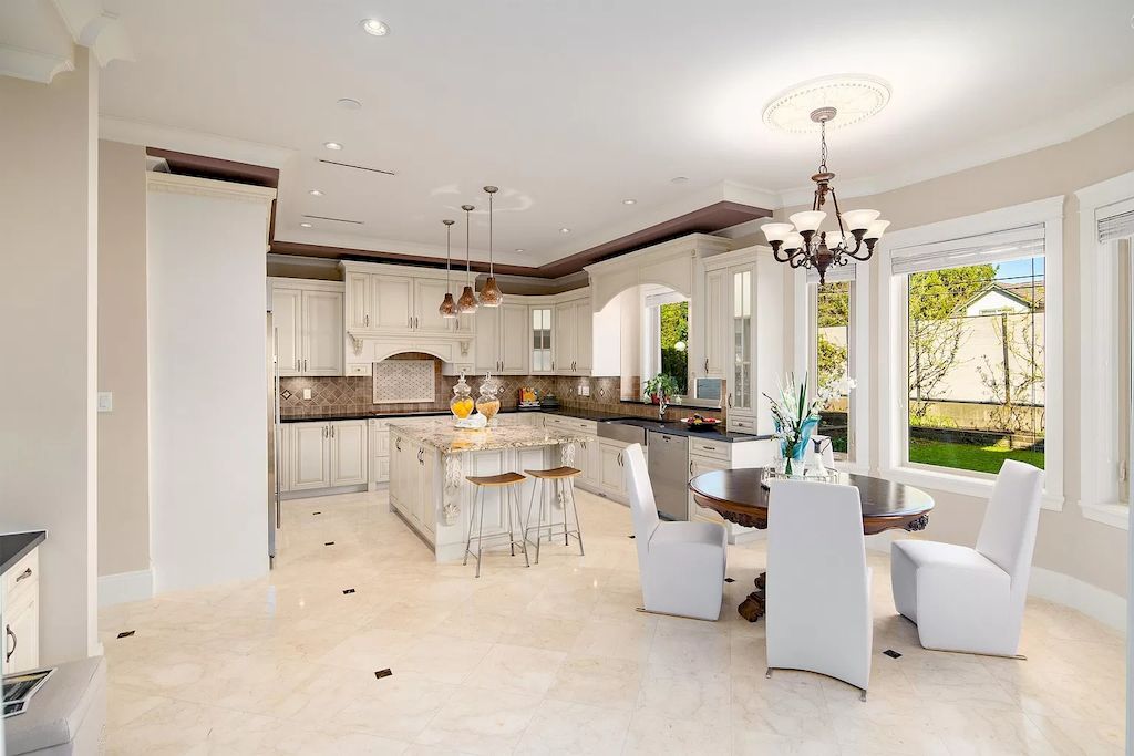 The House in Richmond has spacious living spaces and top line of workmanship and materials, now available for sale. This home located at 7980 Goldstream Pl, Richmond, BC V7A 1L7, Canada