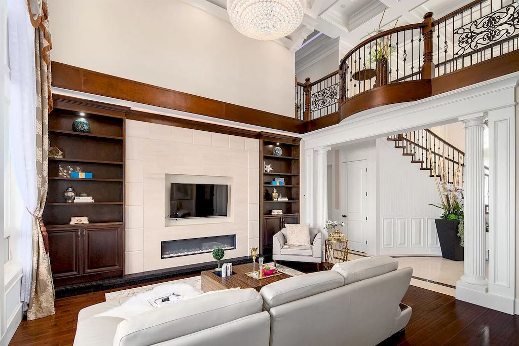 The House in Richmond has spacious living spaces and top line of workmanship and materials, now available for sale. This home located at 7980 Goldstream Pl, Richmond, BC V7A 1L7, Canada