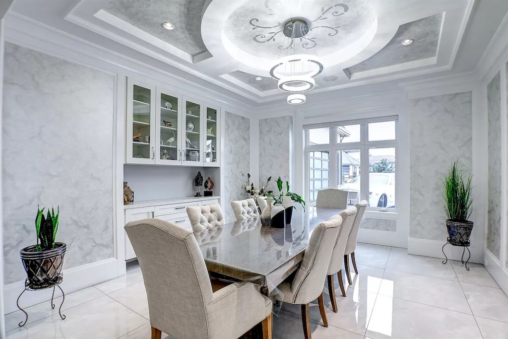 The House in Richmond is a unique and luxurious home with absolutely superb craftsmanship & finishing, now available for sale. This home located at 10691 Dennis Cres, Richmond, BC V7A 3S2, Canada