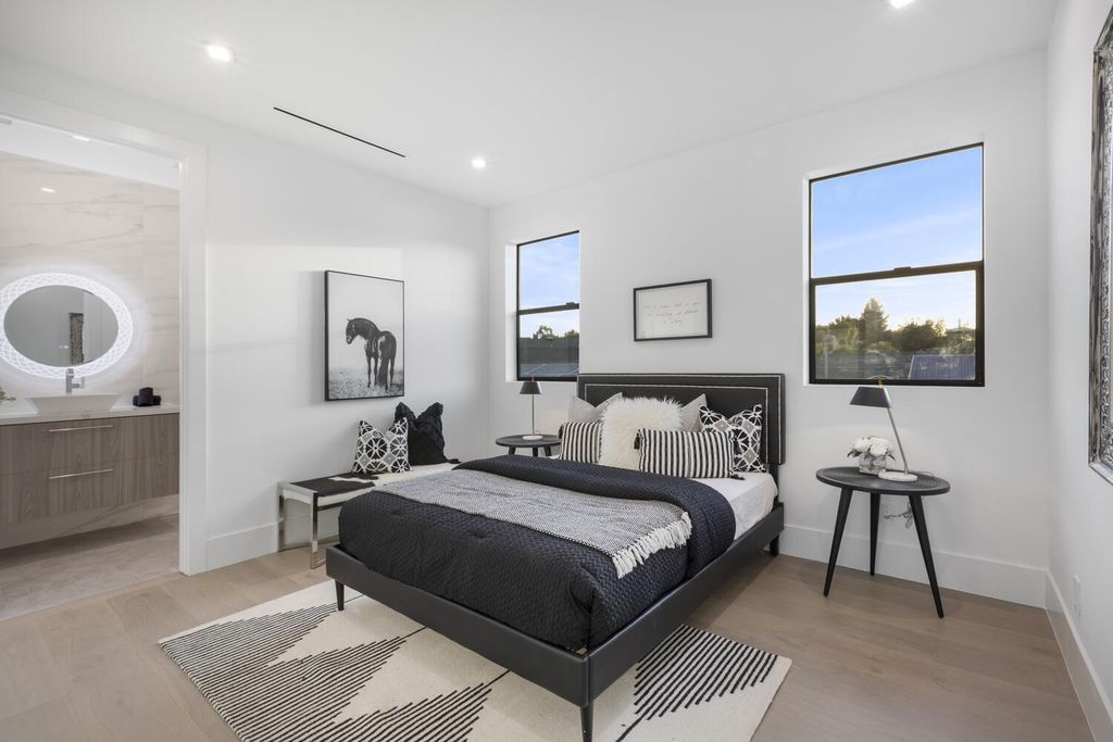 The Home in Encino is a brilliantly designed contemporary residence offers warm, indoor outdoor living with luxurious finishes now available for sale. This home located at 16706 Magnolia, Encino, California