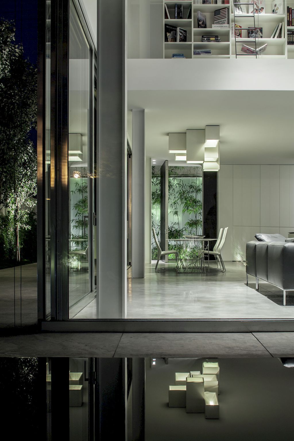 Concrete Cut house a Home of Concrete and Glass by Pitsou Kedem 29