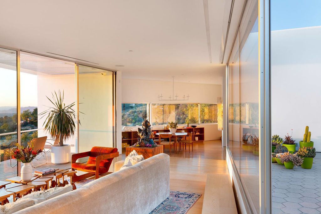 The Home in La Crescenta is an exceptional architectural compound occupies an extraordinary 5.7 acre curated succulent garden now available for sale. This home located at 3947 Markridge Rd, La Crescenta, California