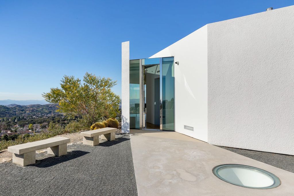 The Home in La Crescenta is an exceptional architectural compound occupies an extraordinary 5.7 acre curated succulent garden now available for sale. This home located at 3947 Markridge Rd, La Crescenta, California