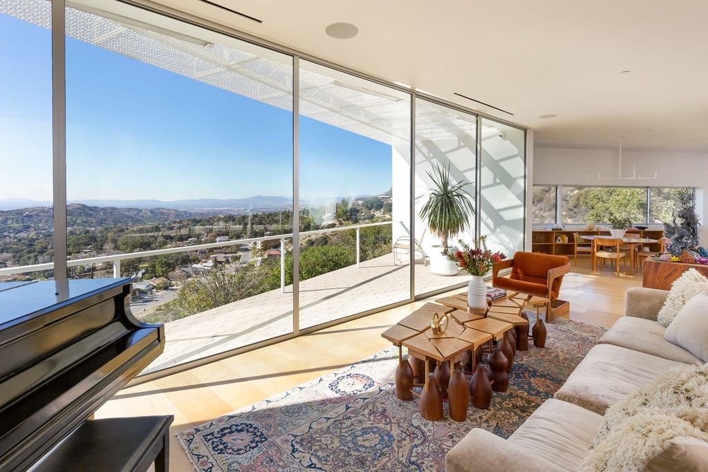 The Home in La Crescenta is an exceptional architectural compound occupies an extraordinary 5.7 acre curated succulent garden now available for sale. This home located at 3947 Markridge Rd, La Crescenta, California