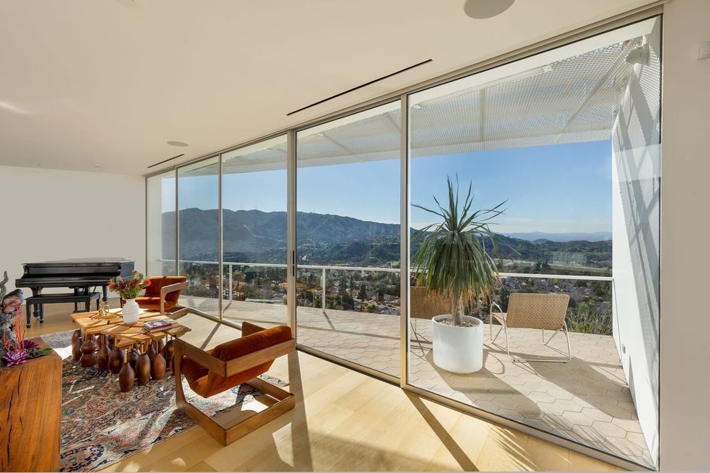 The Home in La Crescenta is an exceptional architectural compound occupies an extraordinary 5.7 acre curated succulent garden now available for sale. This home located at 3947 Markridge Rd, La Crescenta, California