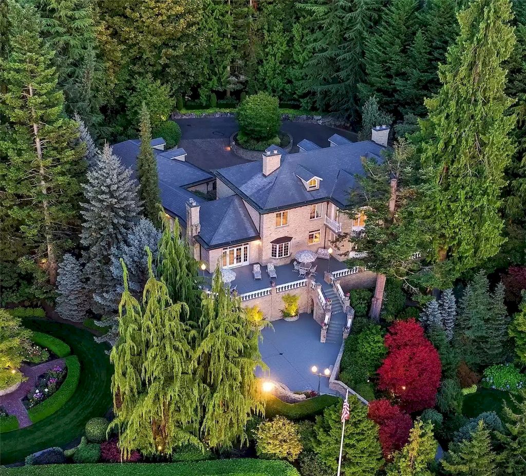 The Estate in Washington is a luxurious home located amongst mature gardens and majestic evergreens now available for sale. This home located at 17802 Talbot Rd, Edmonds, Washington; offering 04 bedrooms and 05 bathrooms with 8,200 square feet of living spaces.