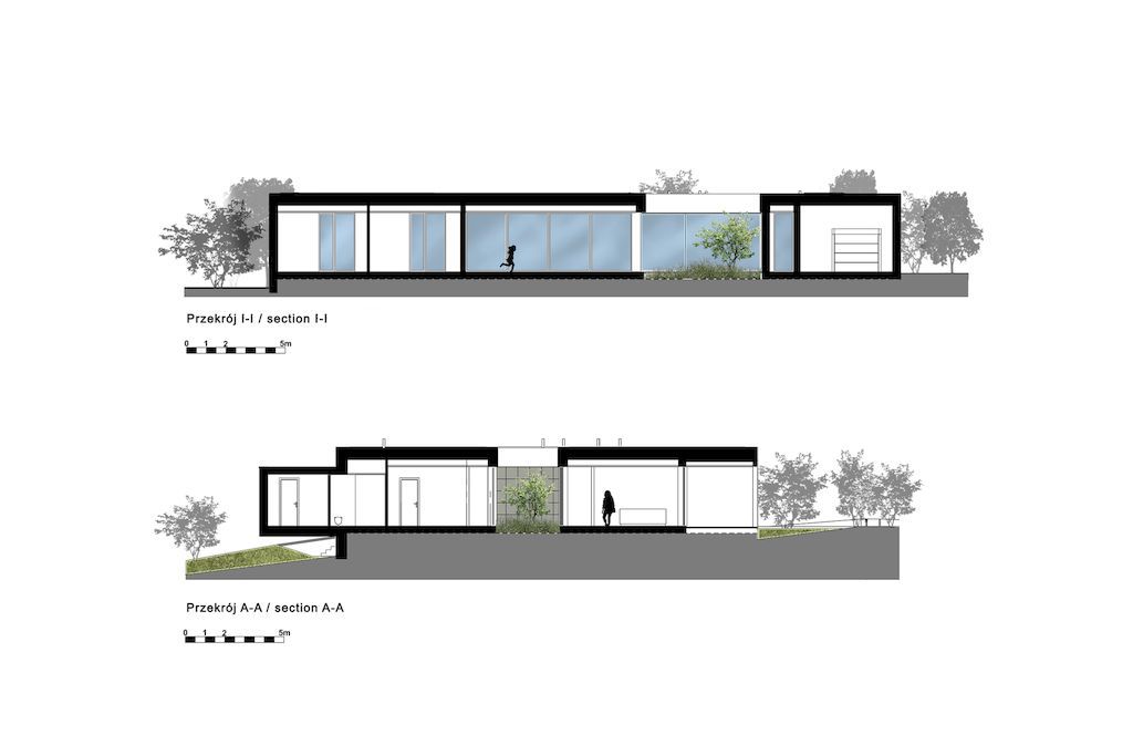 House on One Level with Impressive Exterior by RS + Robert Skitek
