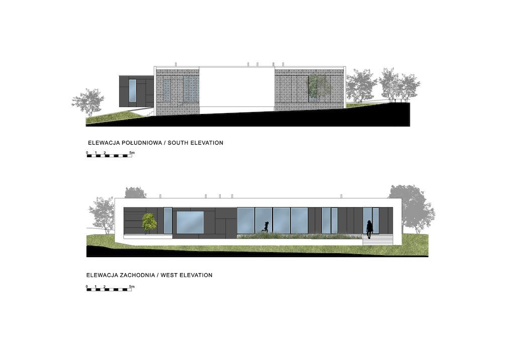 House on One Level with Impressive Exterior by RS + Robert Skitek
