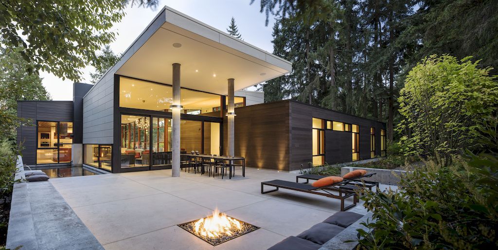 Inside Outside House in Washington by David Coleman Architecture 4