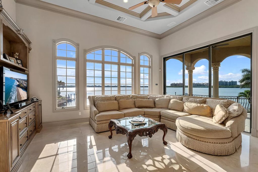 The Villa in Marco Island is a Mediterranean estate on a key lot offering direct access, with western exposure for spectacular sunsets now available for sale. This home located at 950 Giralda Ct, Marco Island, Florida