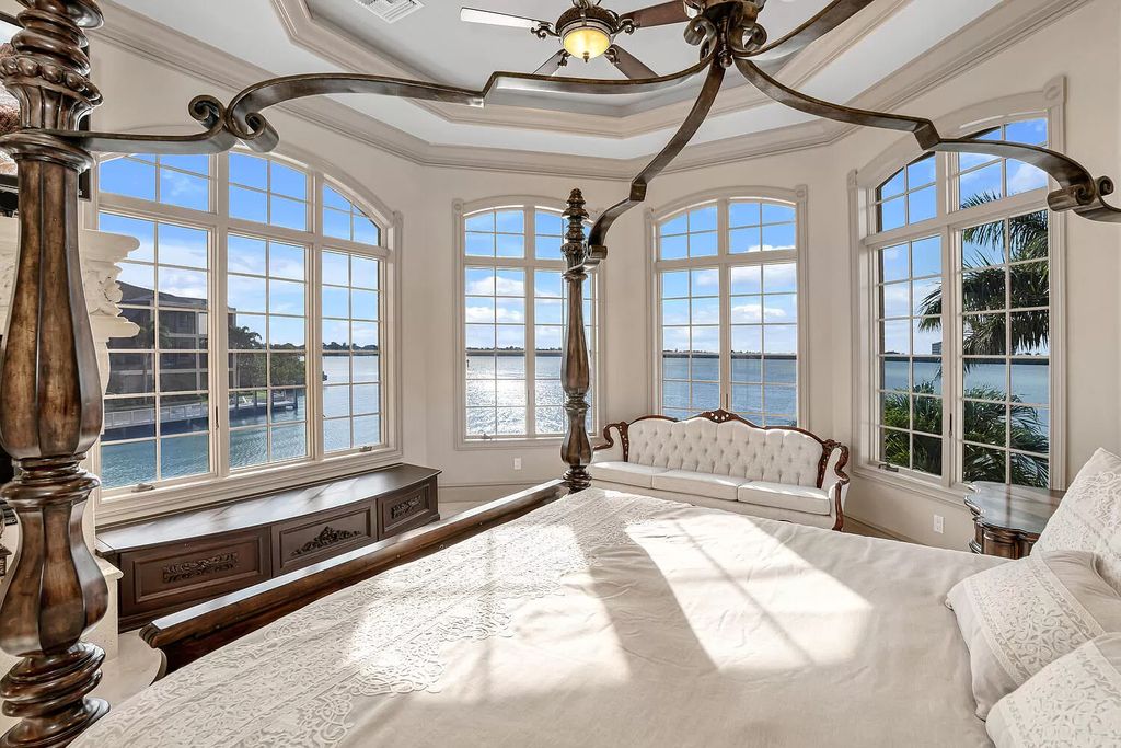 The Villa in Marco Island is a Mediterranean estate on a key lot offering direct access, with western exposure for spectacular sunsets now available for sale. This home located at 950 Giralda Ct, Marco Island, Florida