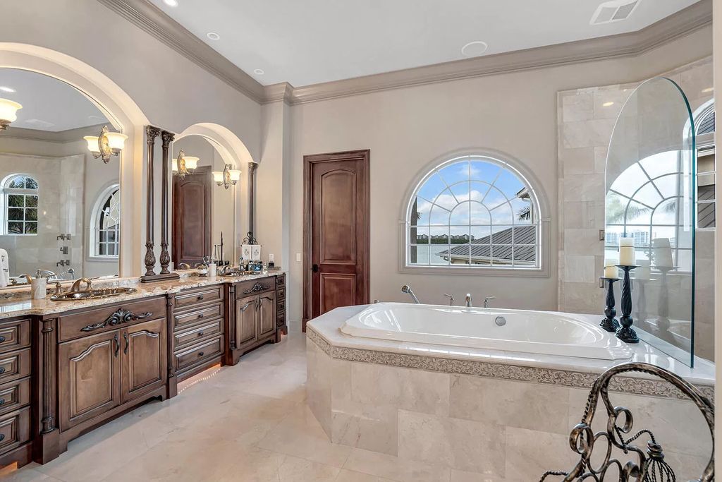 The Villa in Marco Island is a Mediterranean estate on a key lot offering direct access, with western exposure for spectacular sunsets now available for sale. This home located at 950 Giralda Ct, Marco Island, Florida