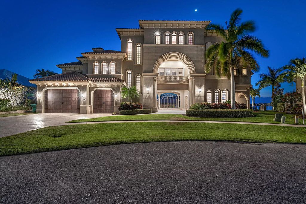 The Villa in Marco Island is a Mediterranean estate on a key lot offering direct access, with western exposure for spectacular sunsets now available for sale. This home located at 950 Giralda Ct, Marco Island, Florida