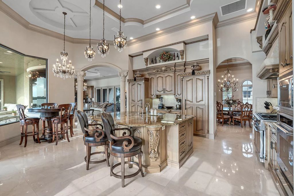 The Villa in Marco Island is a Mediterranean estate on a key lot offering direct access, with western exposure for spectacular sunsets now available for sale. This home located at 950 Giralda Ct, Marco Island, Florida