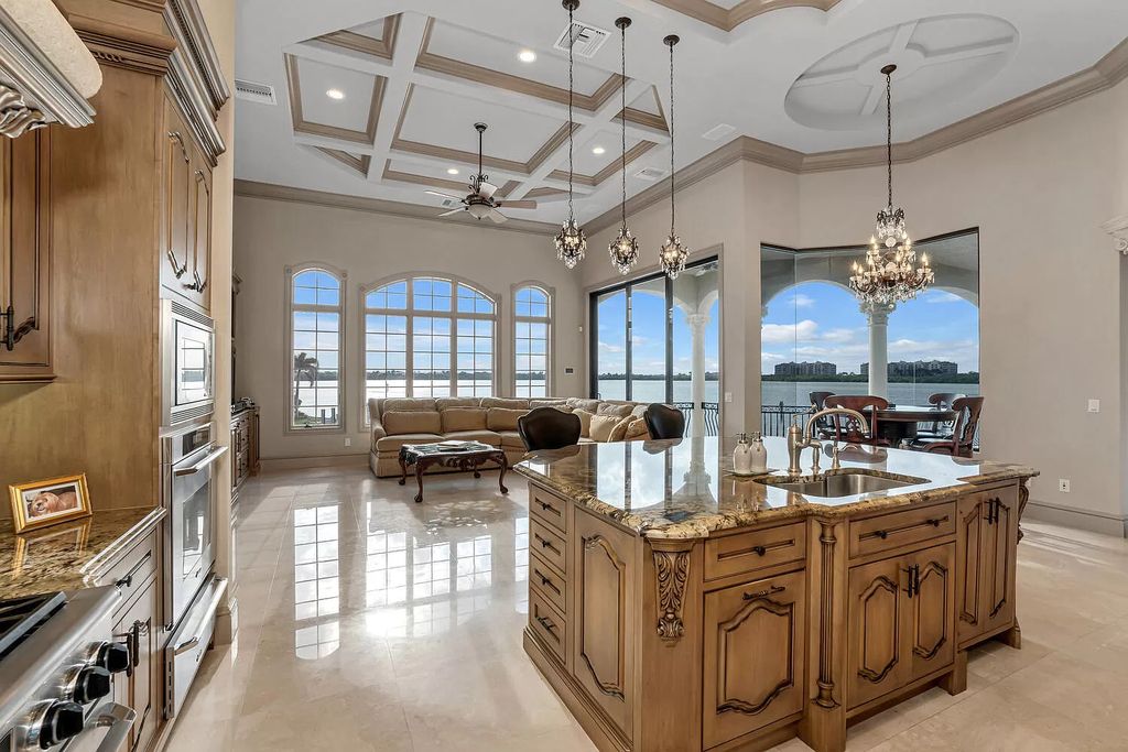The Villa in Marco Island is a Mediterranean estate on a key lot offering direct access, with western exposure for spectacular sunsets now available for sale. This home located at 950 Giralda Ct, Marco Island, Florida
