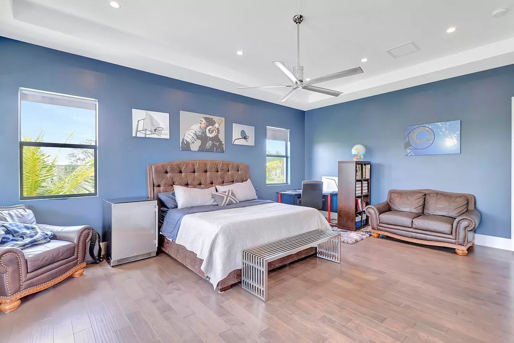 The Home in Delray Beach is a New custom furnished luxury estate situated on 2 acres of land with one of the best lake front lots now available for sale. This home located at 10540 El Paraiso Pl, Delray Beach, Florida