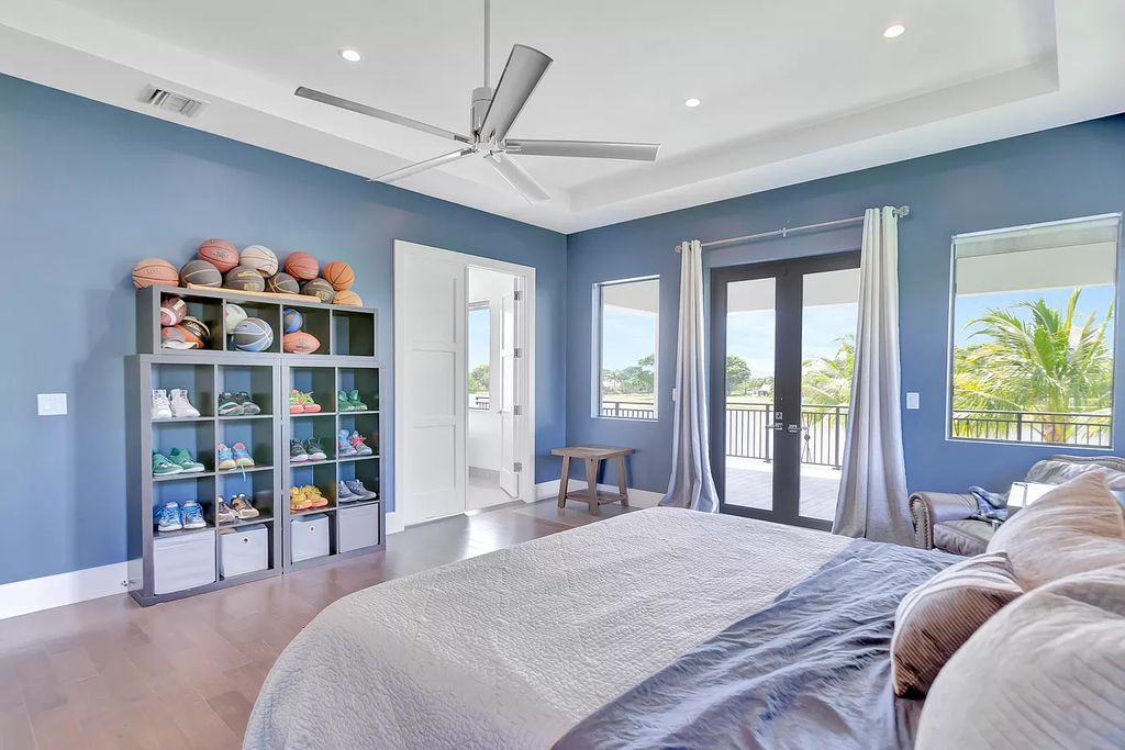 The Home in Delray Beach is a New custom furnished luxury estate situated on 2 acres of land with one of the best lake front lots now available for sale. This home located at 10540 El Paraiso Pl, Delray Beach, Florida