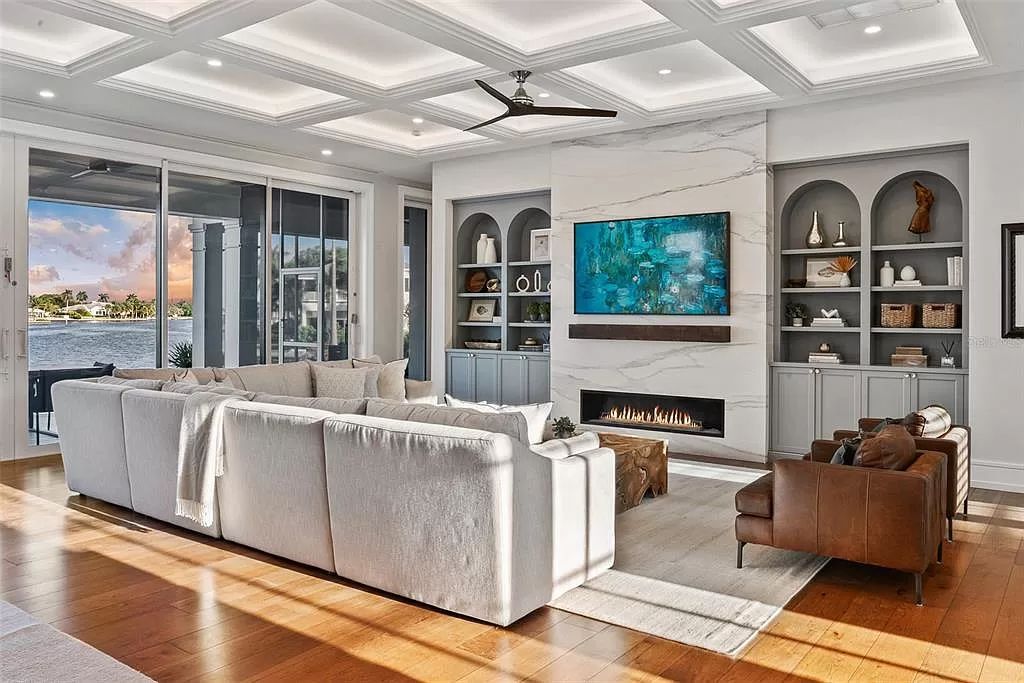 The Home in Holmes Beach is a luxurious, sprawling waterfront front estate tucked away at the end of a quiet cul de sac on desirable Anna Maria Island now available for sale. This home located at 535 70th St, Holmes Beach, Florida