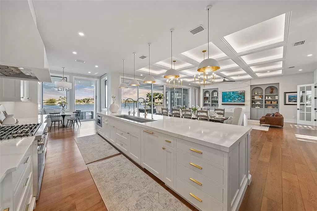 The Home in Holmes Beach is a luxurious, sprawling waterfront front estate tucked away at the end of a quiet cul de sac on desirable Anna Maria Island now available for sale. This home located at 535 70th St, Holmes Beach, Florida